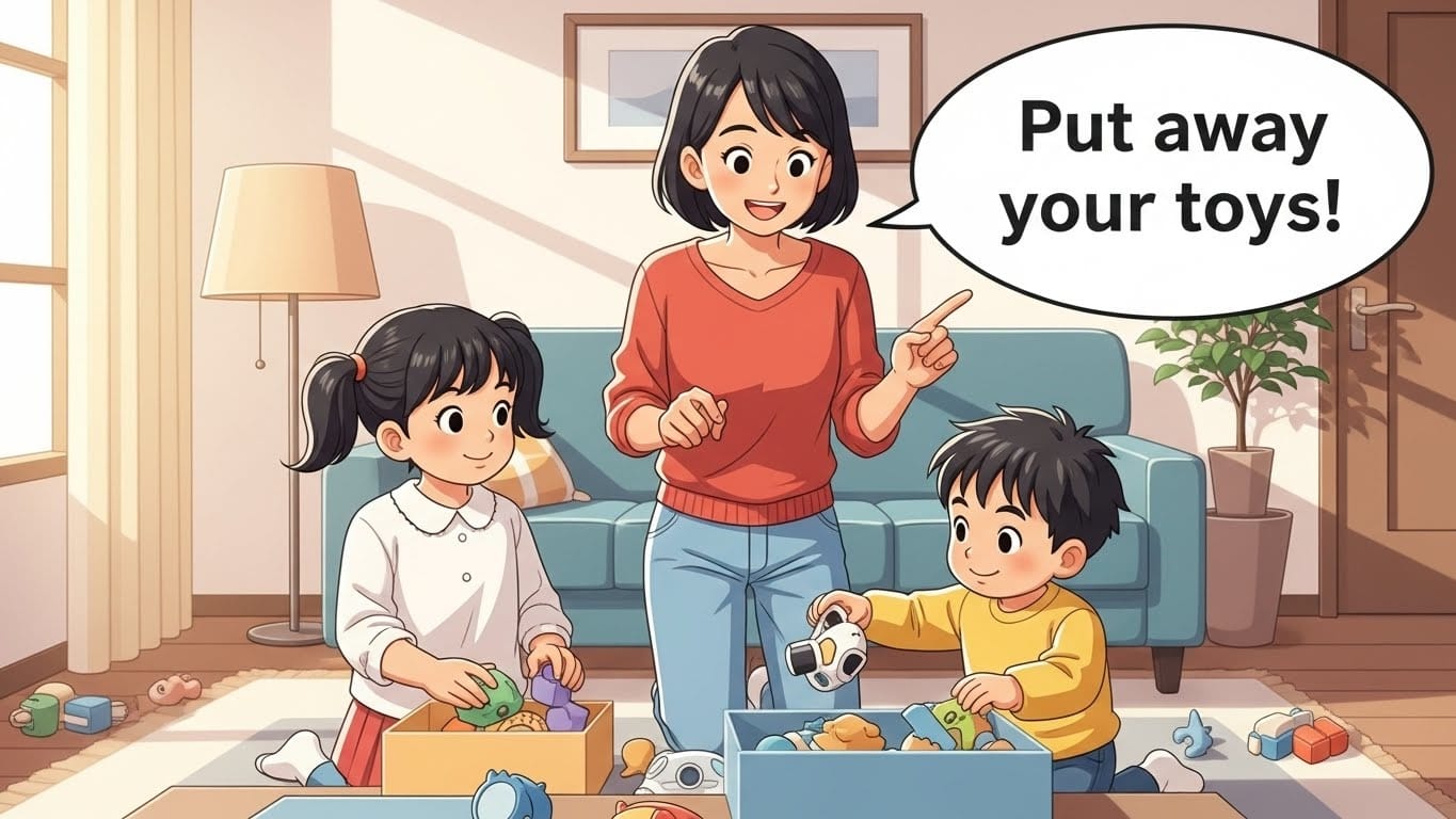 片づけるは英語で？食器・おもちゃ・部屋・ゴミなど学べる英語表現15選