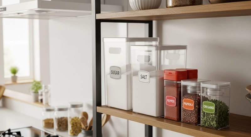 ラベル貼りで迷子防止