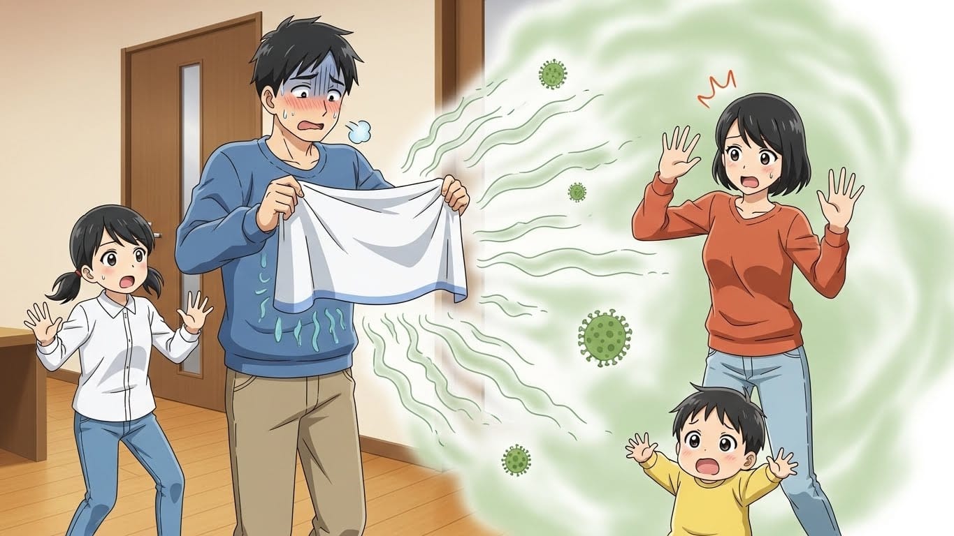 洗濯しても臭いタオルは○○を変えよう！嫌な臭いの原因と対策方法！