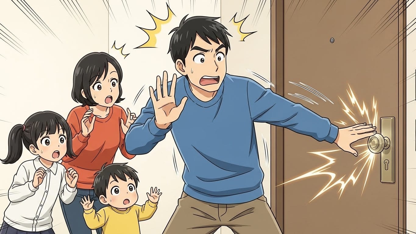 パチっと痛い！静電気が起こりやすい人と服の特徴は？溜まりやすい理由と対処法！